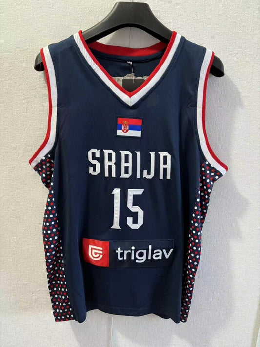 15 Nikola Jokic 2024 Team Jokic 15 # Blue Jersey Style 2