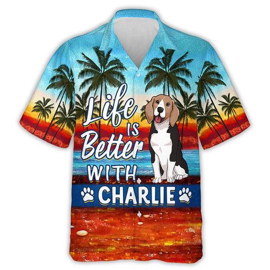 Better Life Sunset - Personalized Custom Hawaiian Shirt
