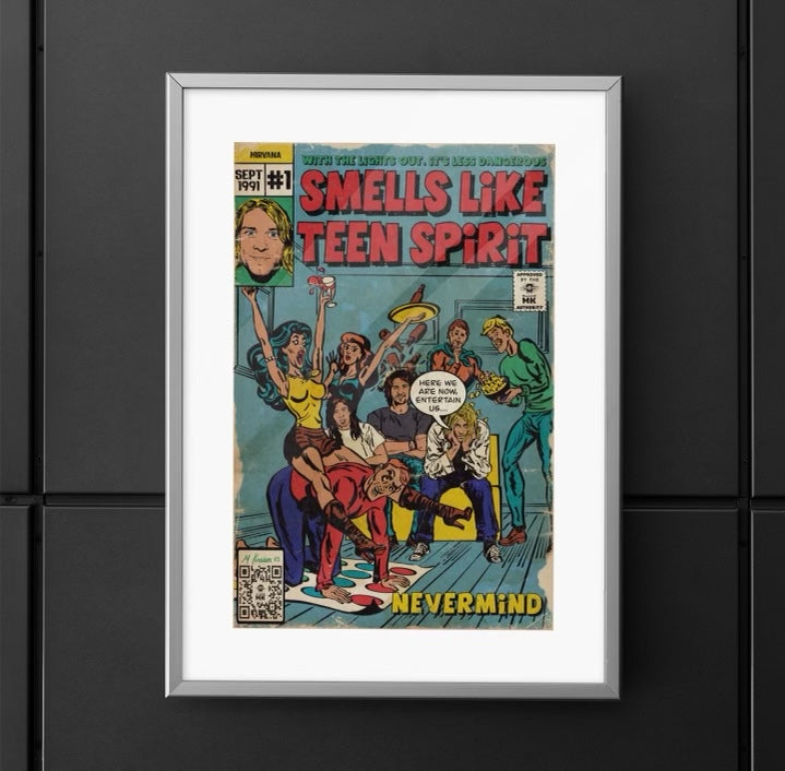 Smells Like Teen Spirit -  Vertical Matte Poster