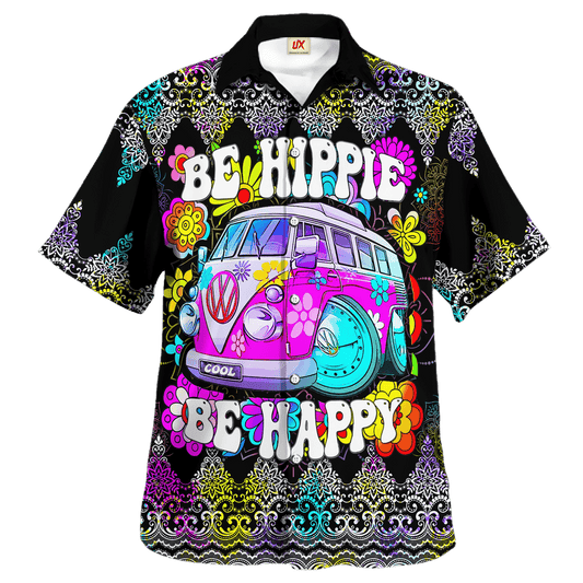 Hippie Hawaiian Shirt Psychedelic Summer Festival Style NV-HP-29