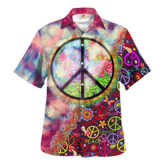 Hippie Hawaiian Shirt Retro Summer Festival Style HBL-HP-20
