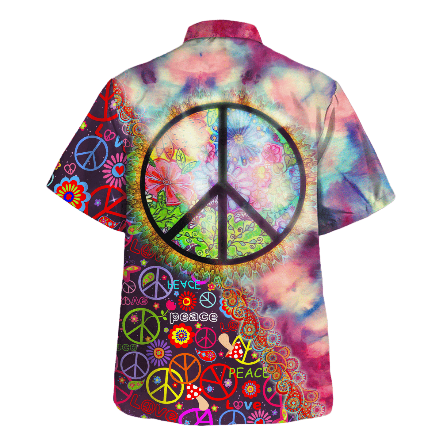 Hippie Hawaiian Shirt Retro Summer Festival Style HBL-HP-20