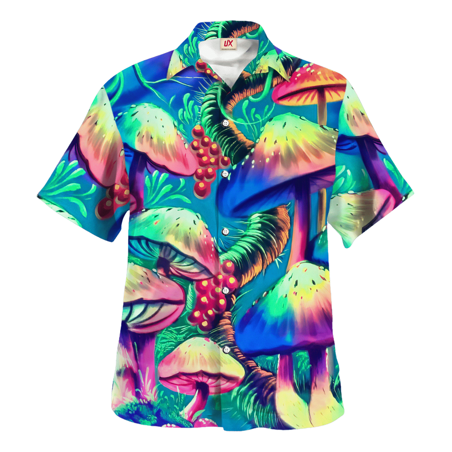 Hippie Hawaiian Shirt Vintage Summer Beach Style HBL-HP-24