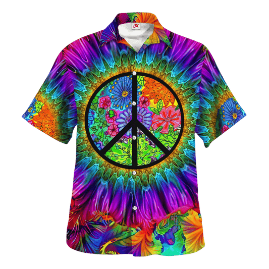 Hippie Hawaiian Shirt Retro Festival Party Style HBL-HP-25