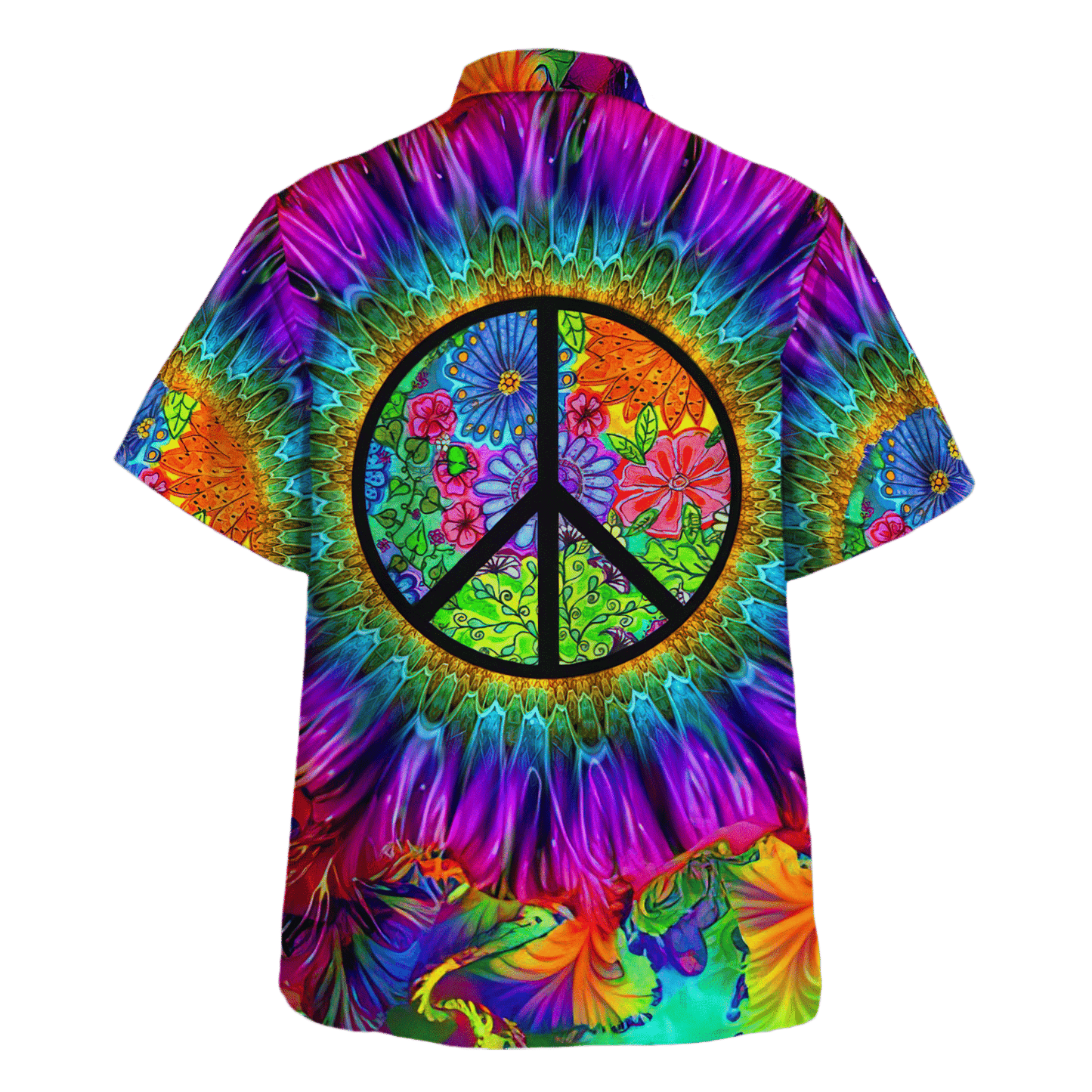 Hippie Hawaiian Shirt Retro Festival Party Style HBL-HP-25