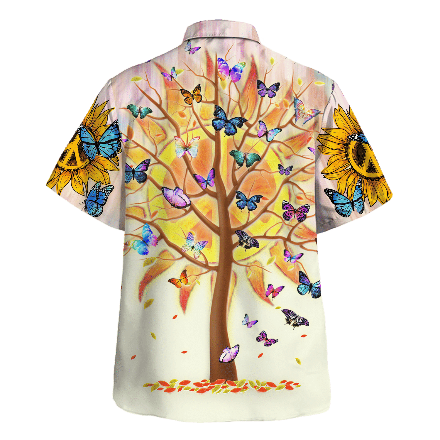 Hippie Hawaiian Shirt Vintage Psychedelic Party Style HBL-HP-29
