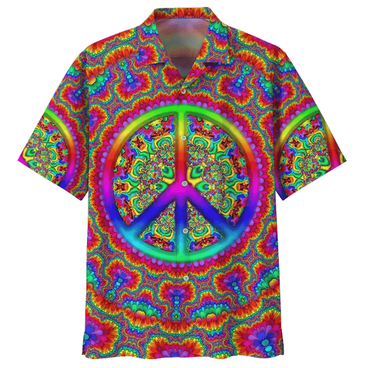 Hippie Hawaiian Shirt Retro Summer Party Style DBA-1103-HP-05