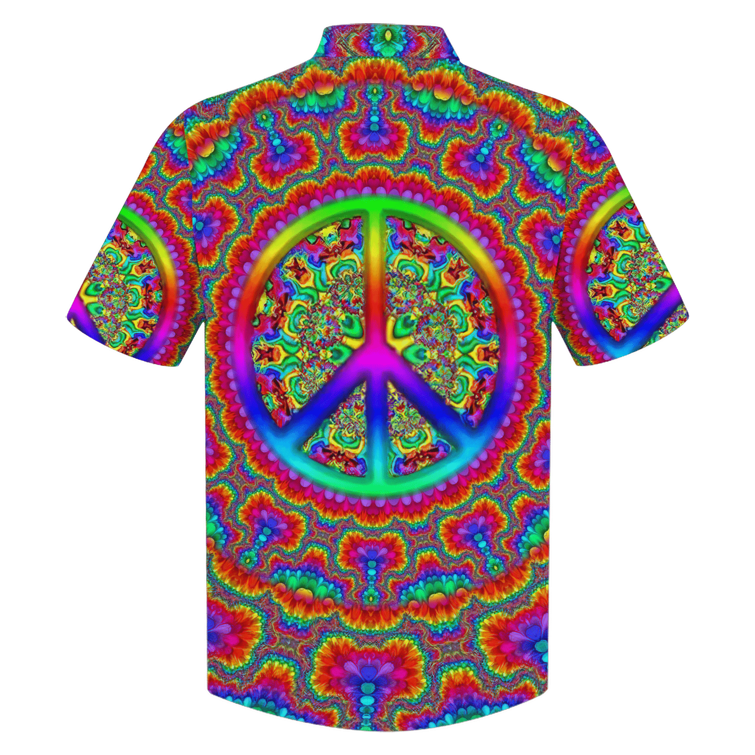 Hippie Hawaiian Shirt Retro Summer Party Style DBA-1103-HP-05