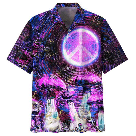 Hippie Hawaiian Shirt Retro 70s Party Style HBL-HP-18