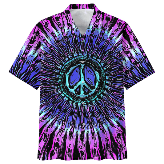 Hippie Hawaiian Shirt Retro Psychedelic Party Style NV-HIPPIE-04