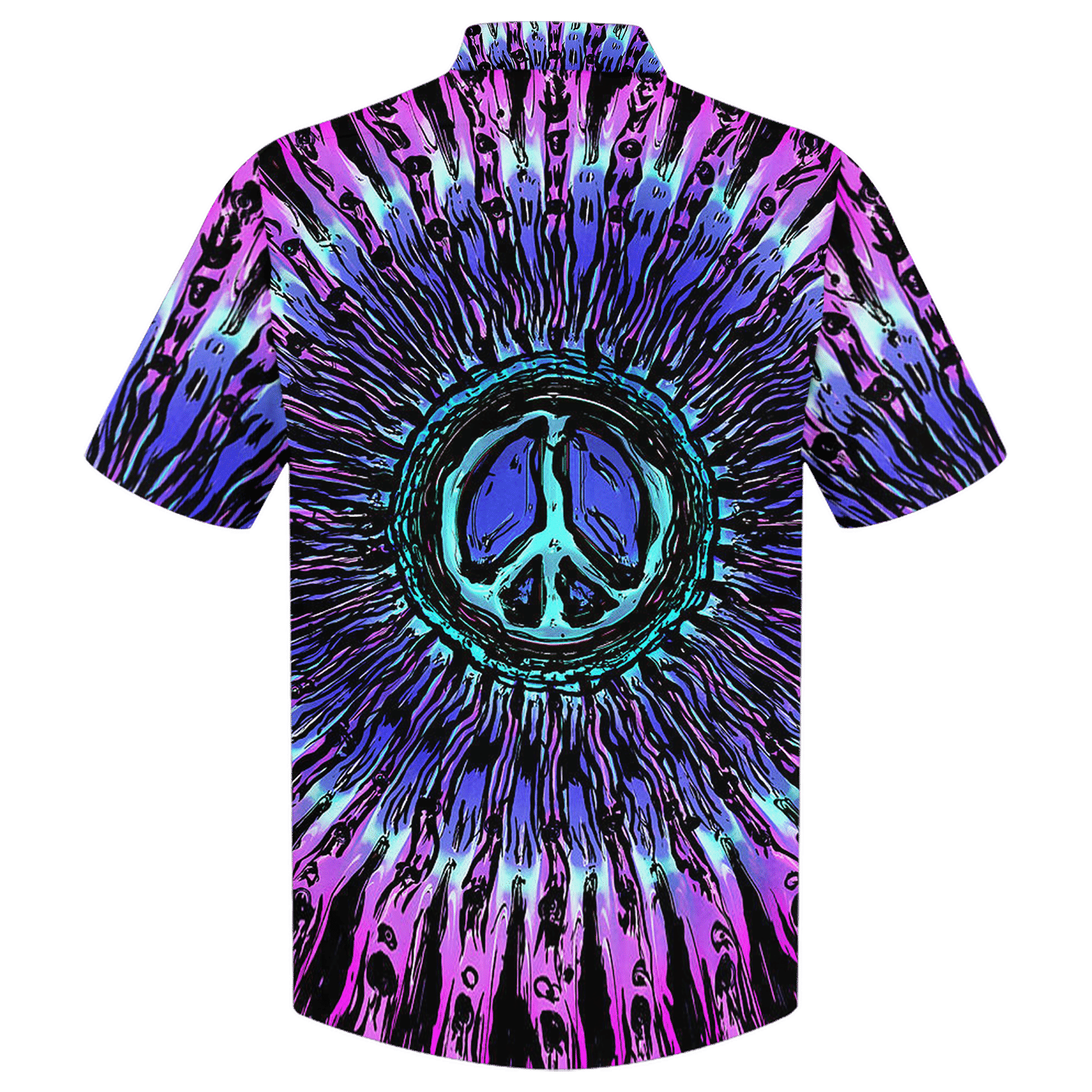Hippie Hawaiian Shirt Retro Psychedelic Party Style NV-HIPPIE-04