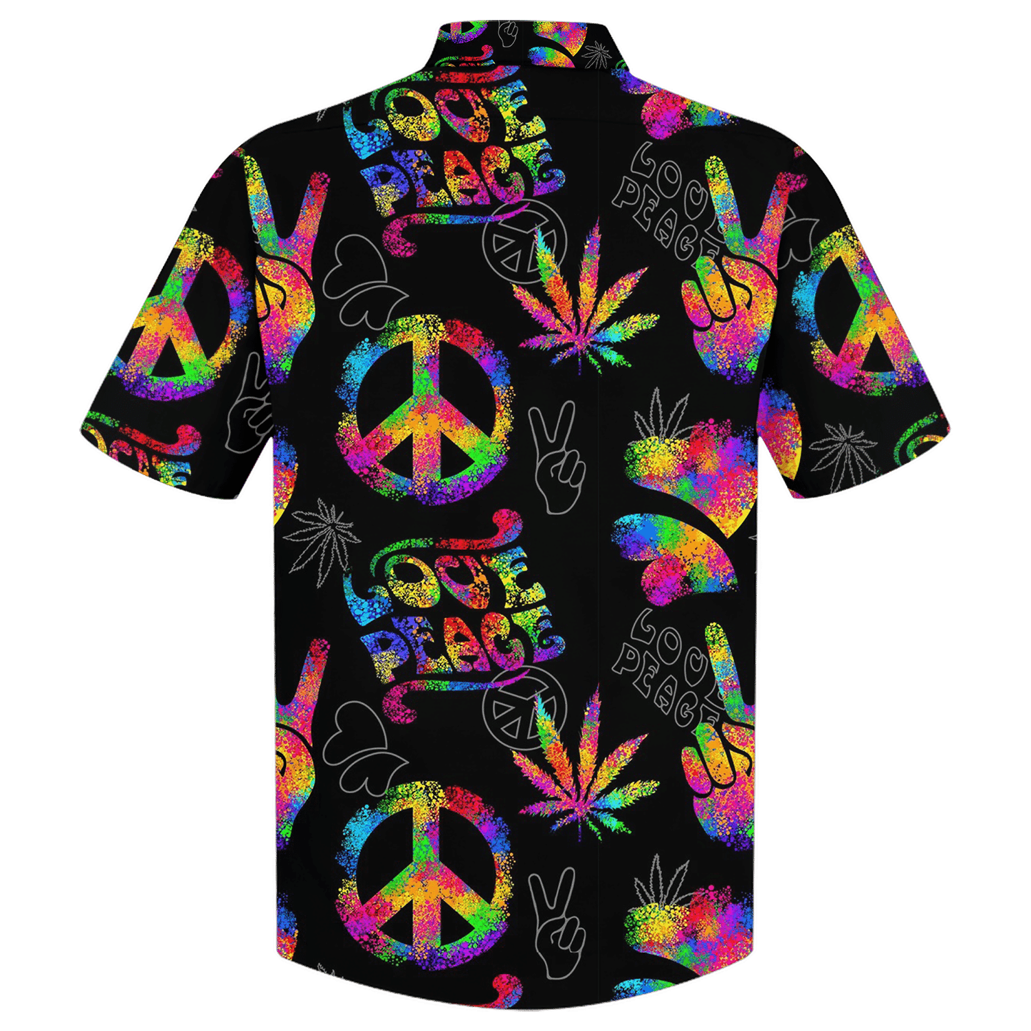Hippie Hawaiian Shirt Vintage Summer Party Style NV-HIPPIE-05