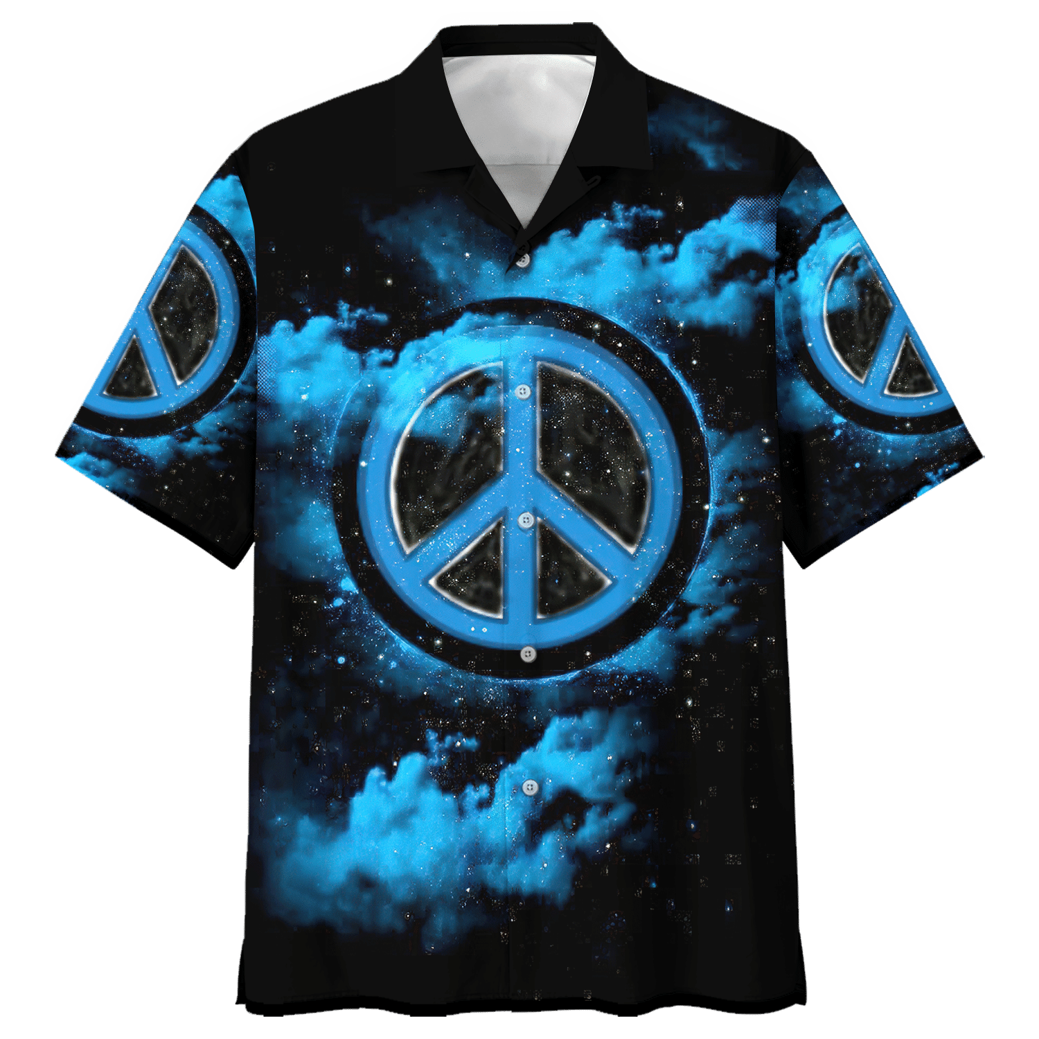 Hippie Hawaiian Shirt Groovy Psychedelic Summer Style NV-HIPPIE-08