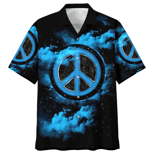 Hippie Hawaiian Shirt Groovy Psychedelic Summer Style NV-HIPPIE-08