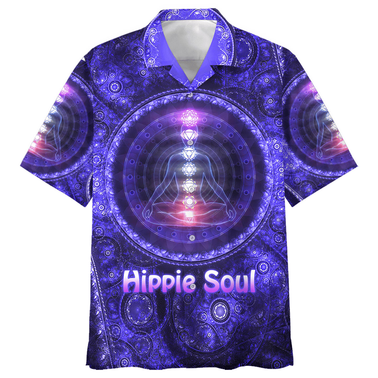Hippie Hawaiian Shirt Psychedelic Retro Summer Vacation Style NV-HIPPIE-13
