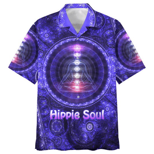 Hippie Hawaiian Shirt Psychedelic Retro Summer Vacation Style NV-HIPPIE-13