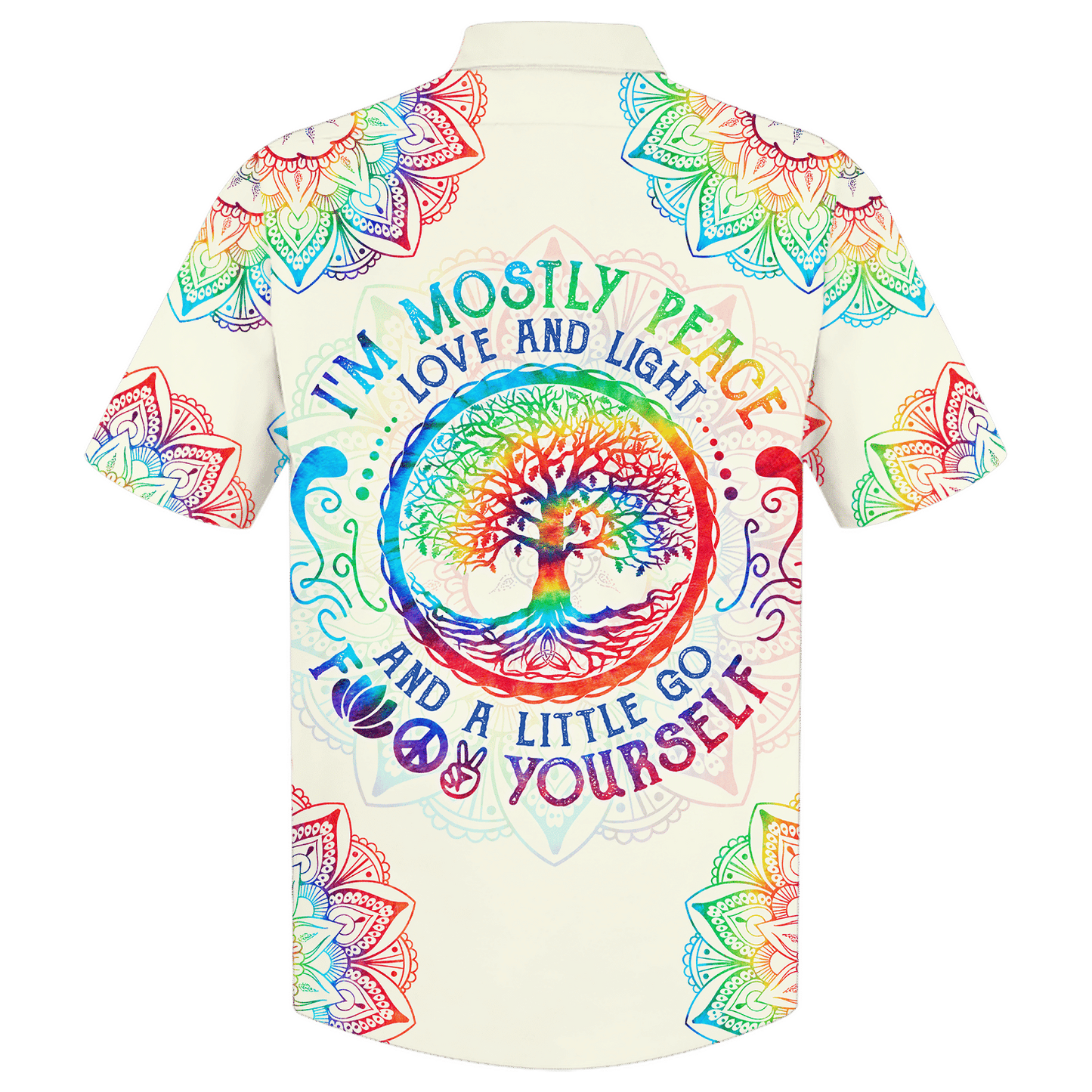 Hippie Hawaiian Shirt Vintage 70s Festival Summer Style NV-HIPPIE-14