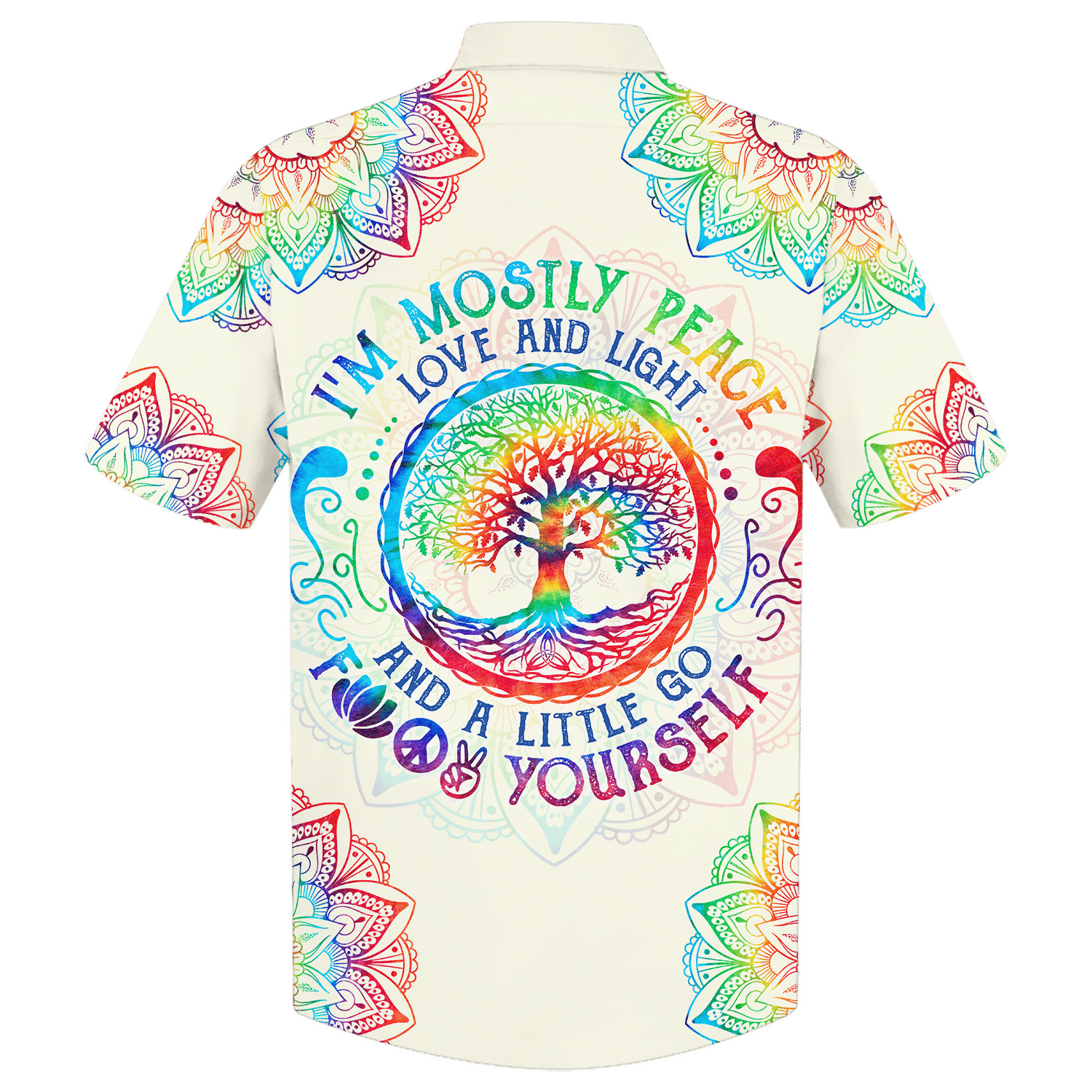 Hippie Hawaiian Shirt Vintage 70s Festival Summer Style NV-HIPPIE-14