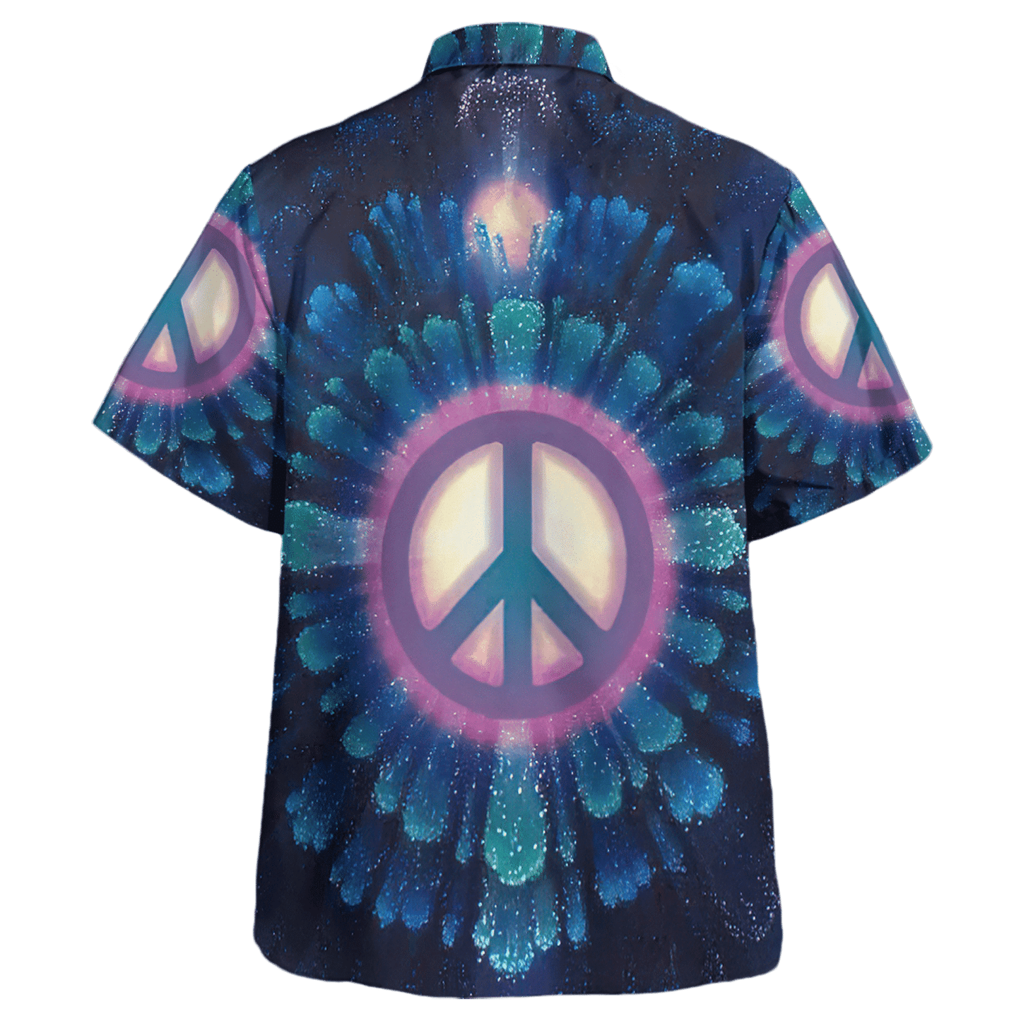Hippie Hawaiian Shirt Psychedelic Summer Party Style NV-HIPPIE-18