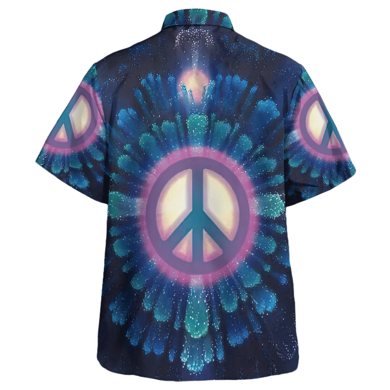 Hippie Hawaiian Shirt Psychedelic Summer Party Style NV-HIPPIE-18