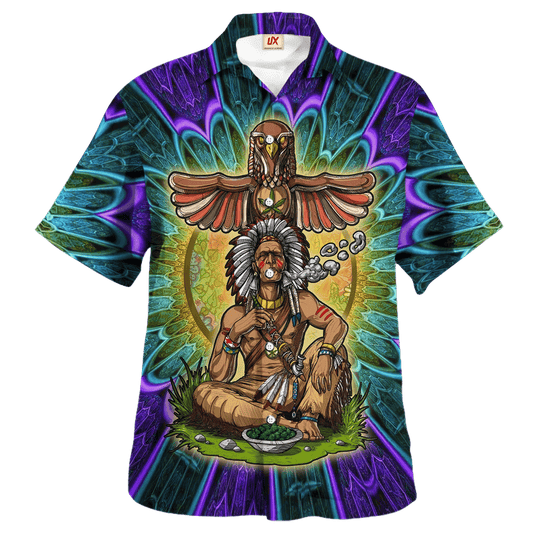 Hippie Hawaiian Shirt Retro 70s Festival Beach Style NV-HP-21