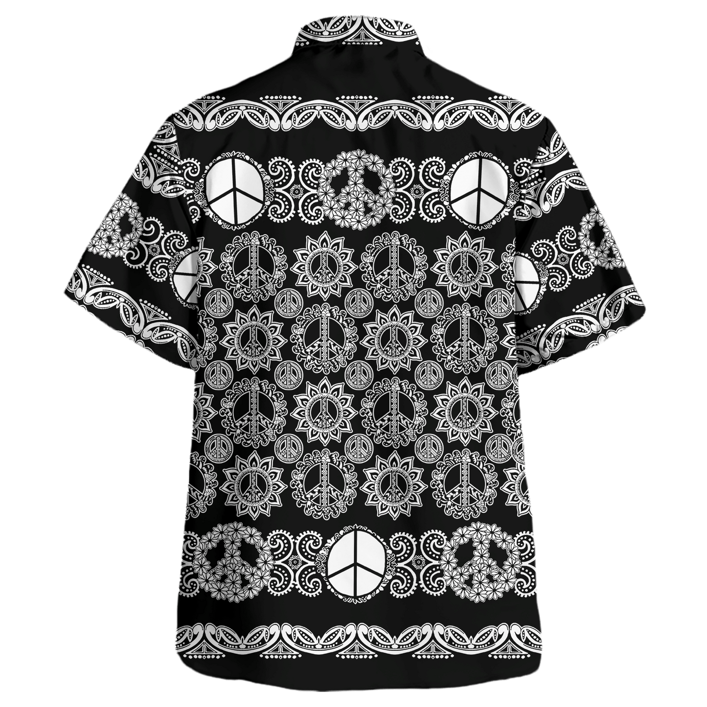 Hippie Hawaiian Shirt Groovy Psychedelic Party Style NV-HP-50