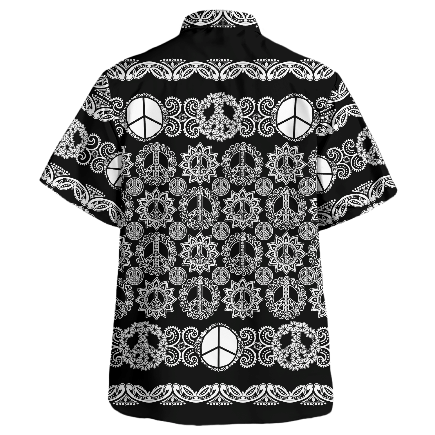 Hippie Hawaiian Shirt Groovy Psychedelic Party Style NV-HP-50