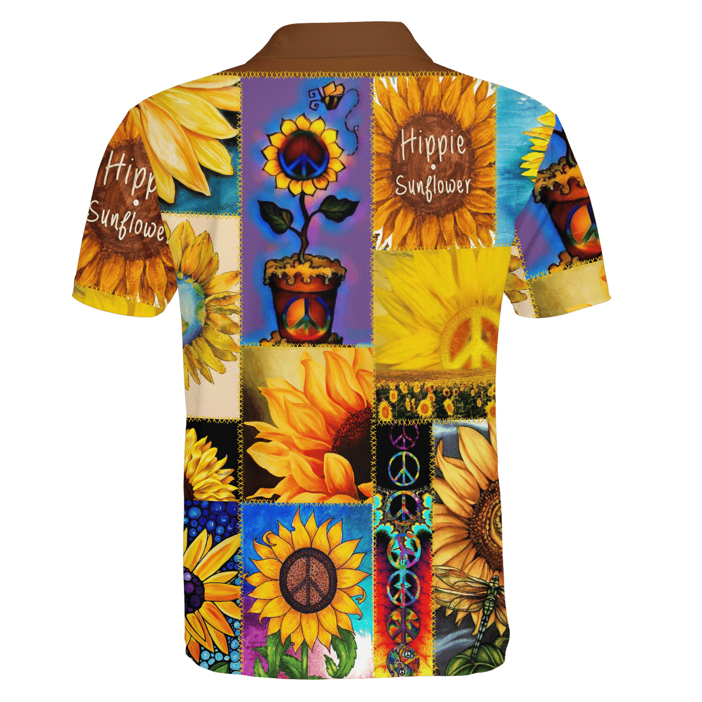 Hippie Hawaiian Shirt Psychedelic Retro Summer Style HBL-HP-53