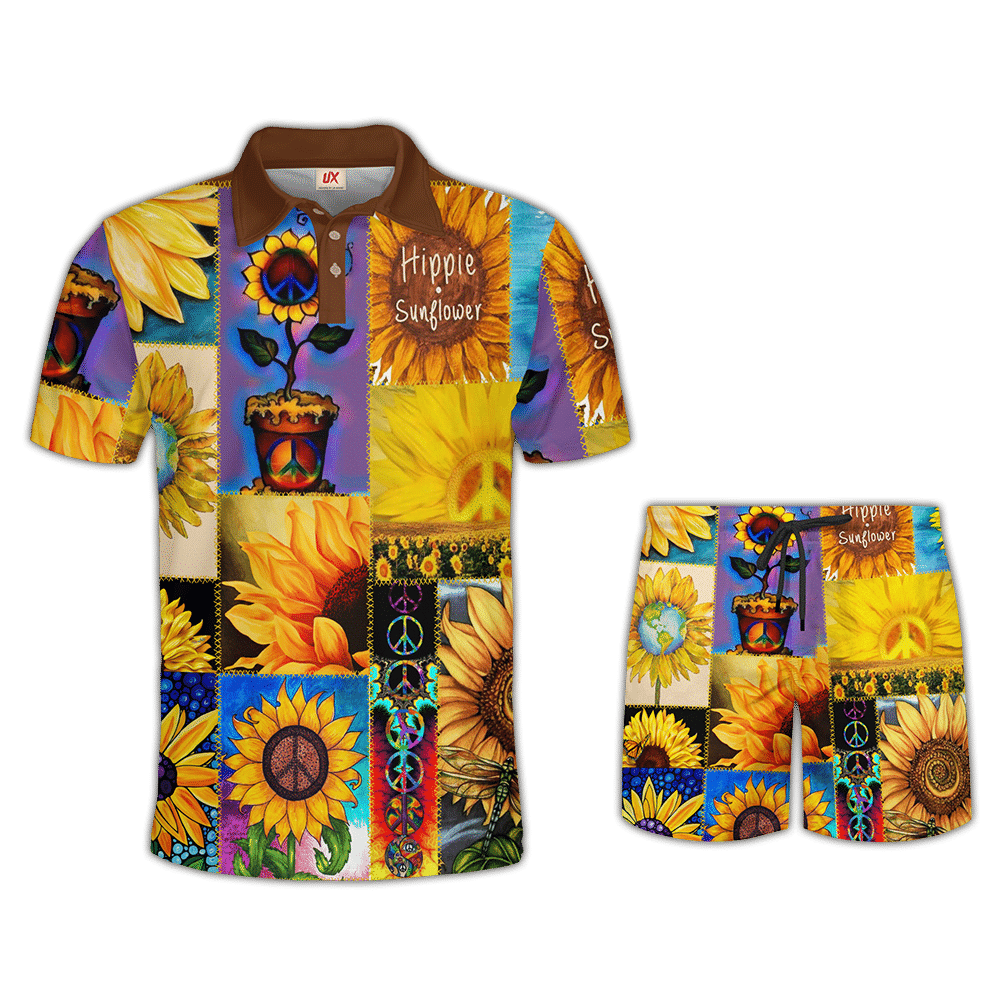Hippie Hawaiian Shirt Psychedelic Retro Summer Style HBL-HP-53