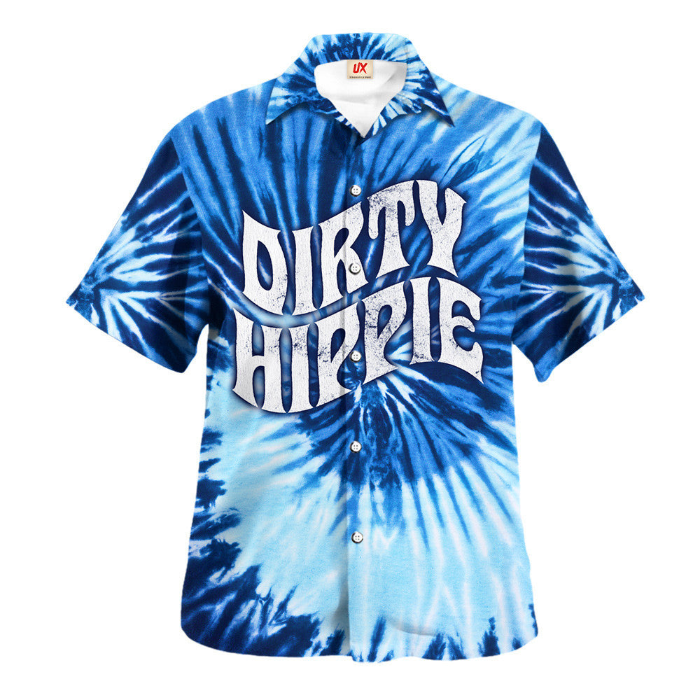 Hippie Hawaiian Shirt Vintage Retro Summer Party Style NVHI04