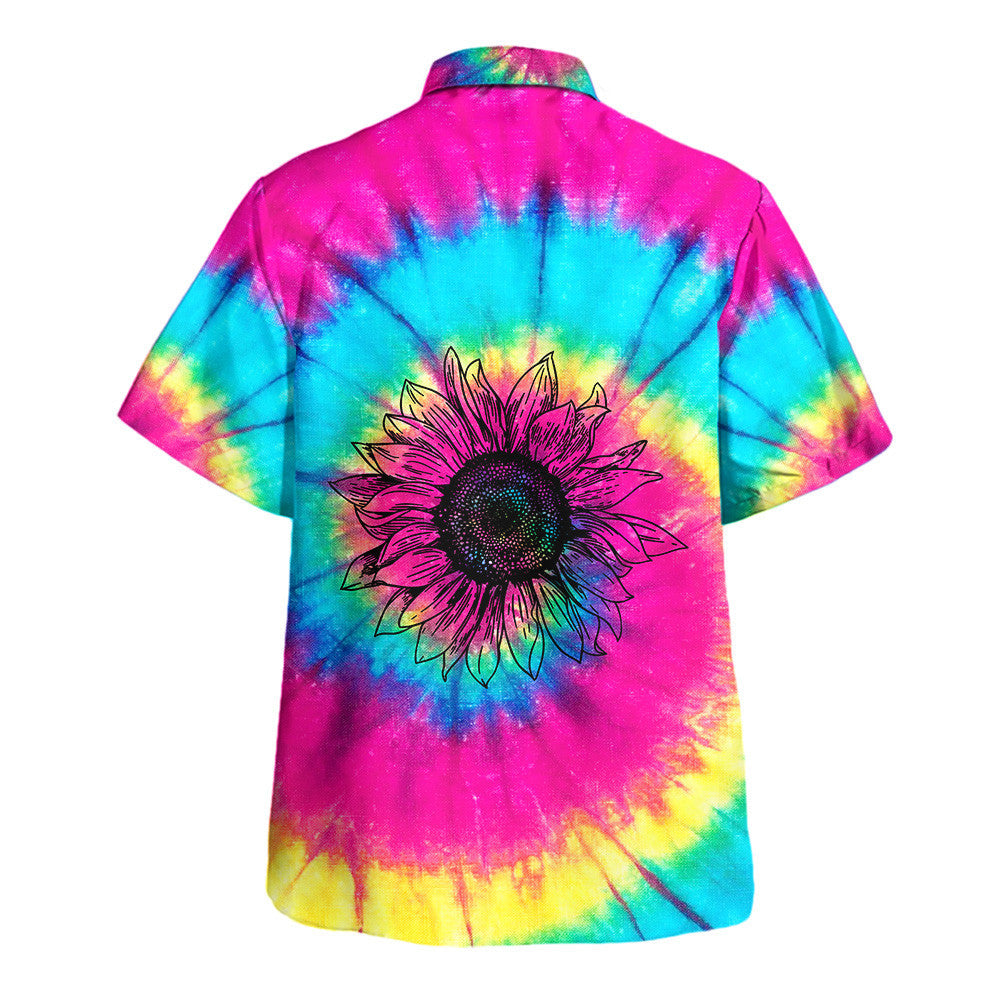 Hippie Hawaiian Shirt Psychedelic Retro Beach Style UXHI02