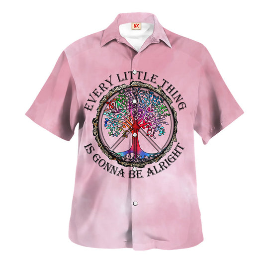 Hippie Hawaiian Shirt Retro Summer Beach Festival Style UXHI04