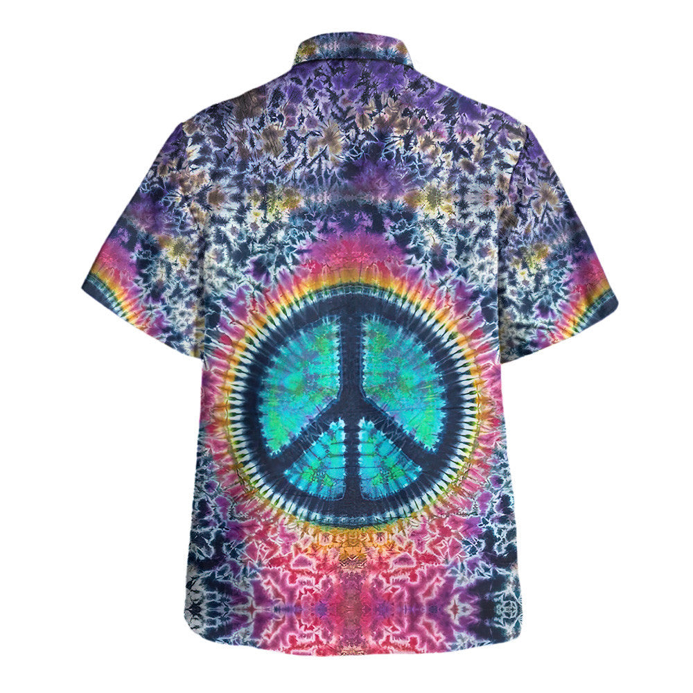 Hippie Hawaiian Shirt Groovy 70s Festival Party Style UXHI05