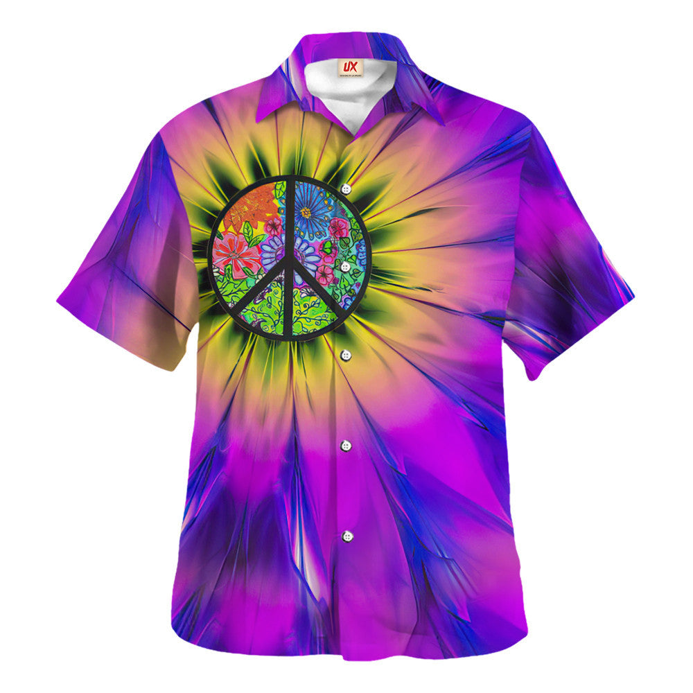 Hippie Hawaiian Shirt Groovy Retro Gift For Friends HBLHI67