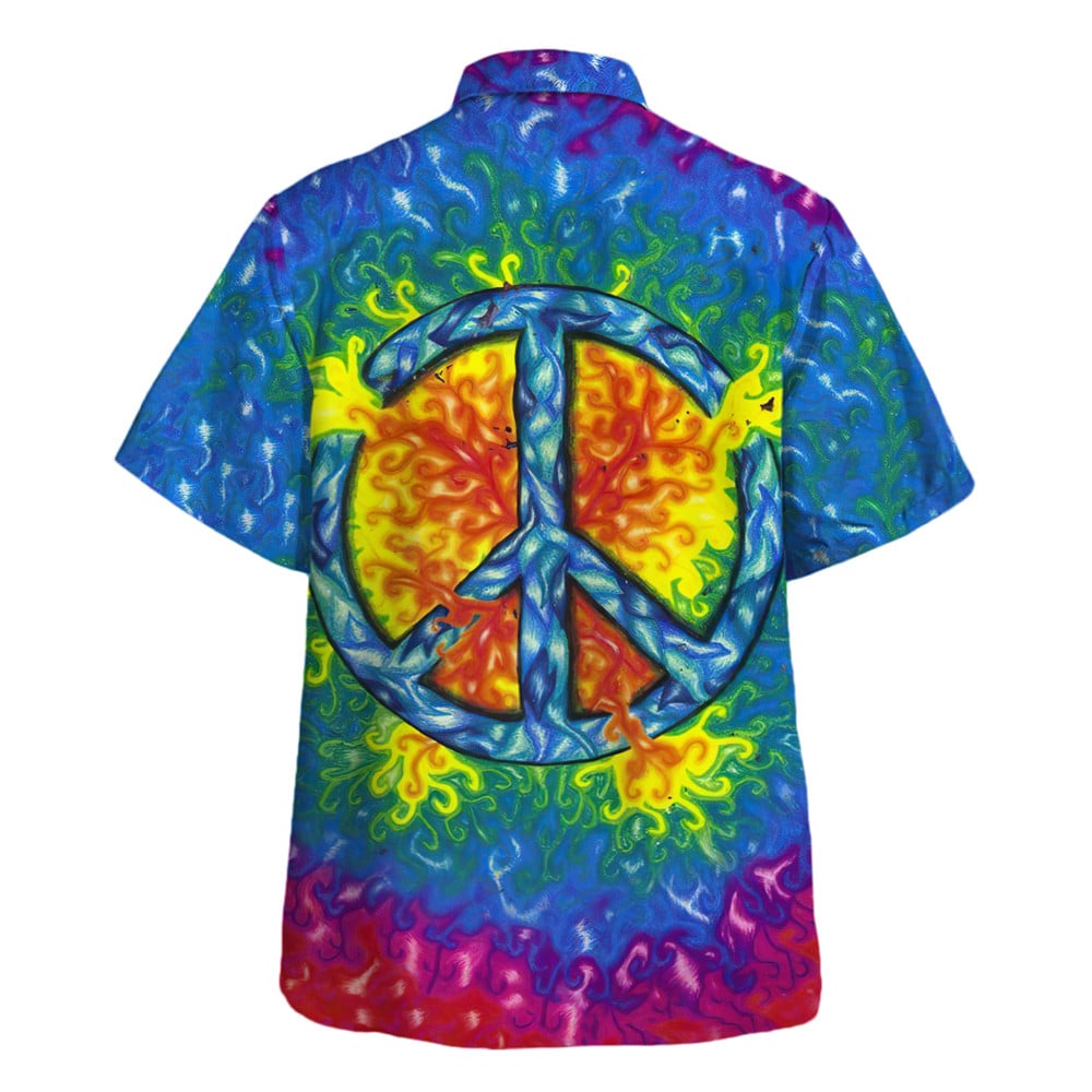 Hippie Hawaiian Shirt Psychedelic Gift For Beach Lovers HBLHI69