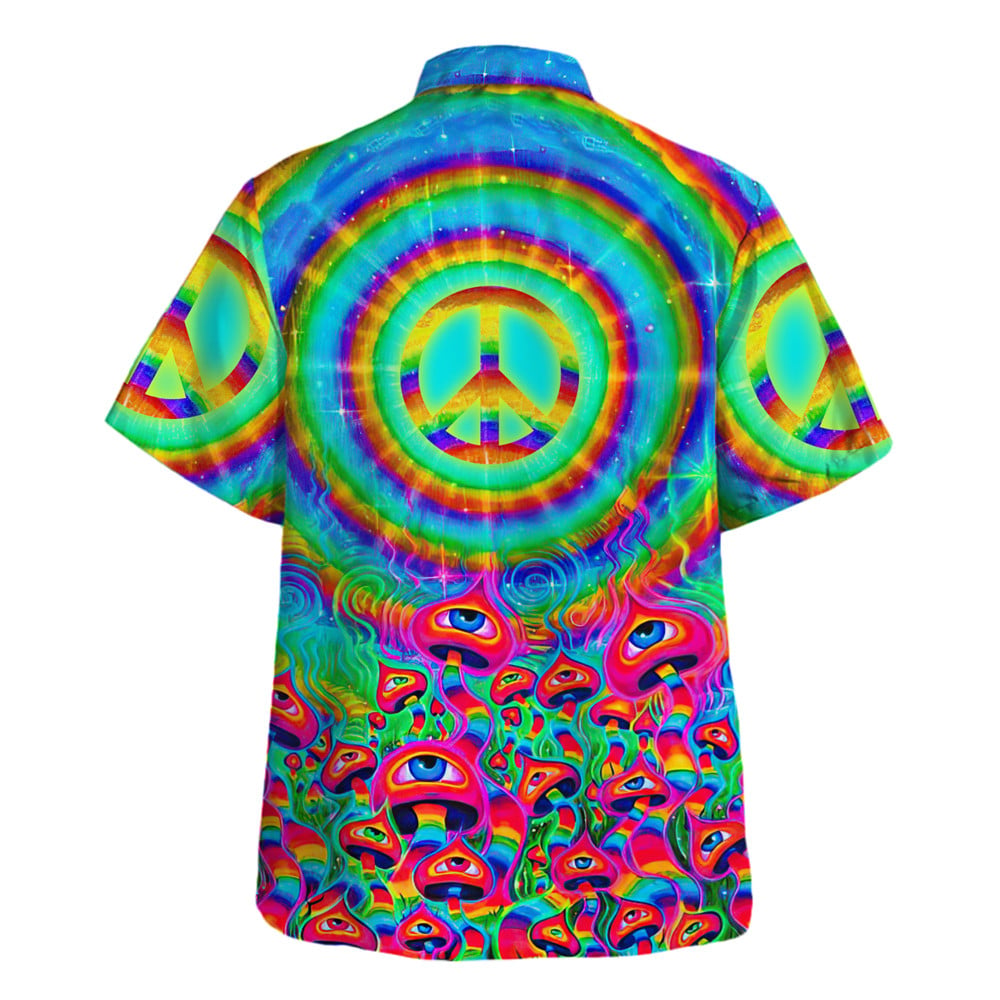 Hippie Hawaiian Shirt Vintage Beach Gift Idea HBLHI77
