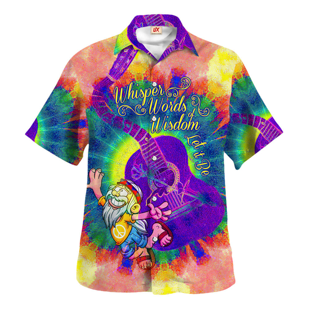 Hippie Hawaiian Shirt Groovy Summer Gift For Men HBLTHI3