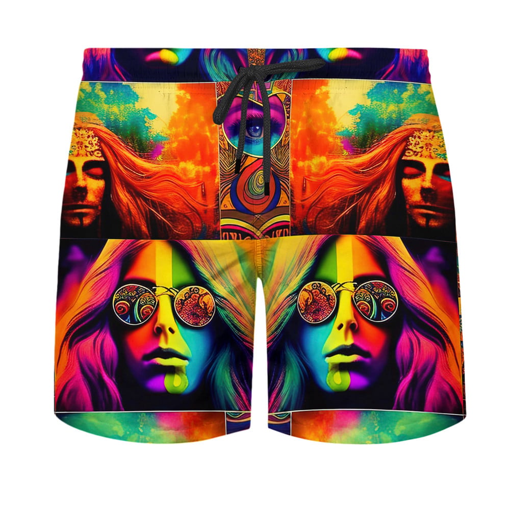 Hippie Hawaiian Shirt Retro Vacation Gift For Men TQTHI06