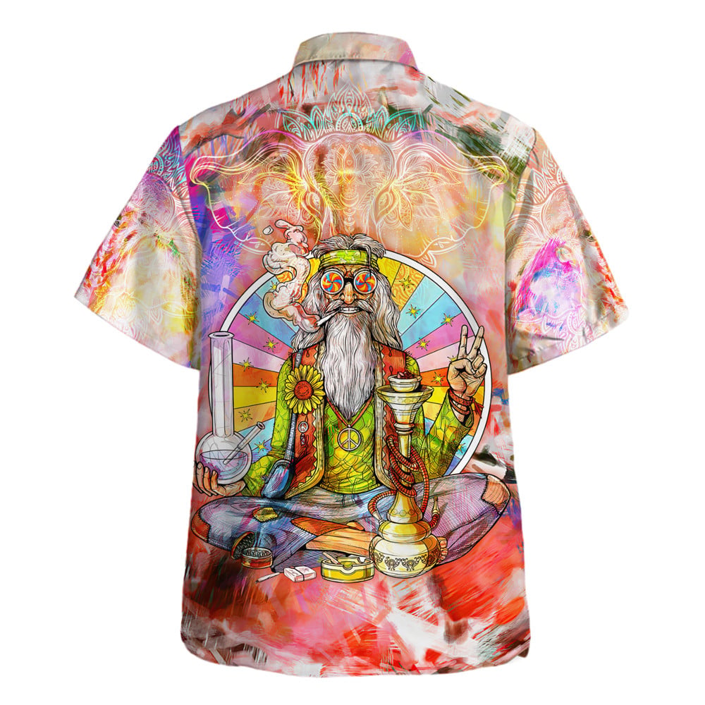 Hippie Hawaiian Shirt Groovy Beach Gift For Men HBLTHI6