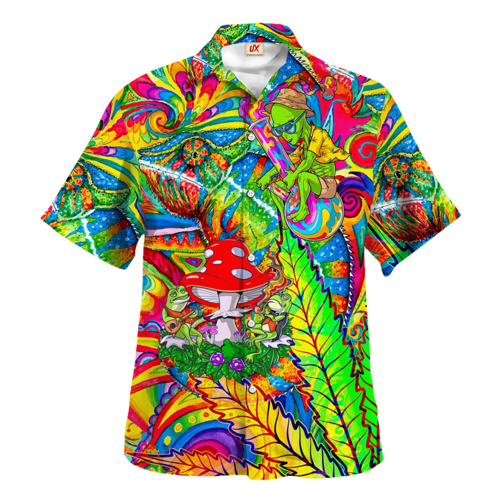 Hippie Hawaiian Shirt Vintage Retro Gift For Men HBLTHI7