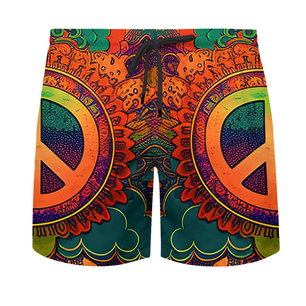 Hippie Hawaiian Shirt Psychedelic Vacation Gift For Men TQTHI08