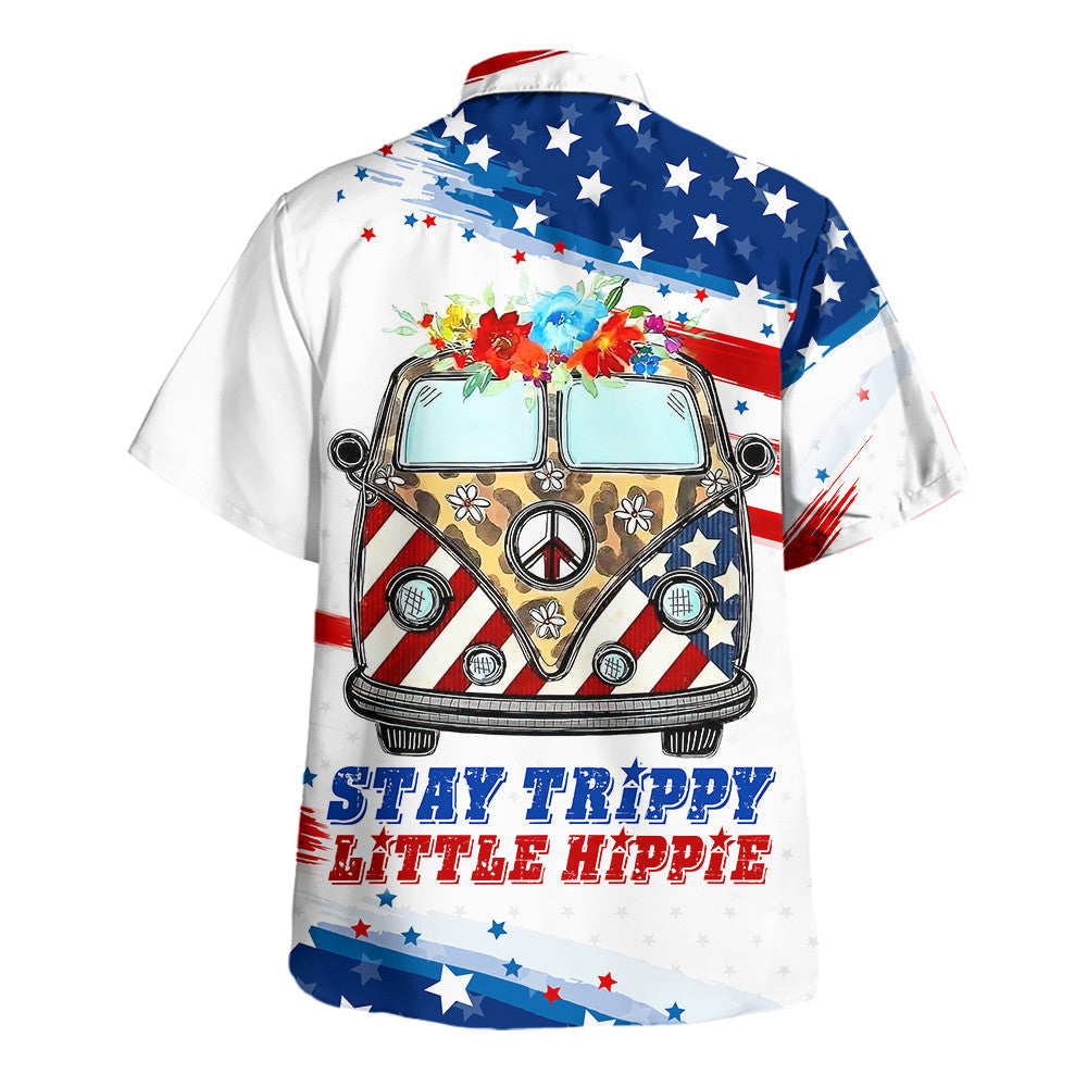 Hippie Hawaiian Shirt Groovy Festival Gift NVHI28