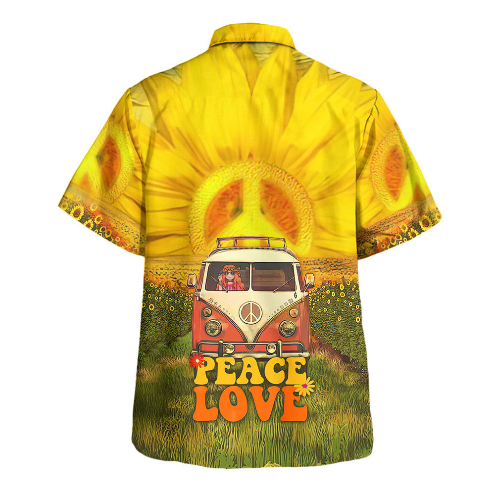 Hippie Hawaiian Shirt Vintage Summer Gift NVHI32