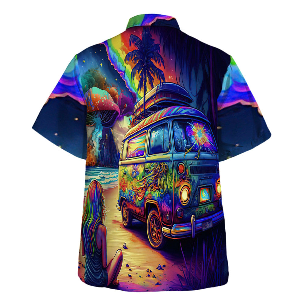 Hippie Hawaiian Shirt Retro 70s Summer Gift TQTHI17