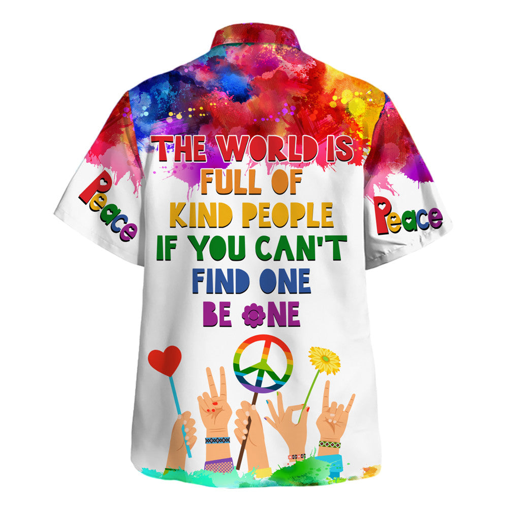 Hippie Hawaiian Shirt Groovy Retro Beach Gift HBLTHI18