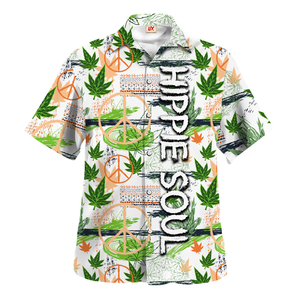 Hippie Hawaiian Shirt Groovy Retro Summer Gift TTHI101