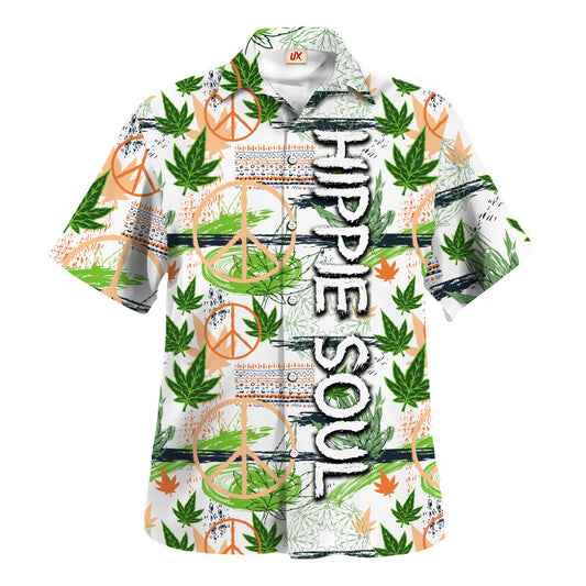 Hippie Hawaiian Shirt Groovy Retro Summer Gift TTHI101
