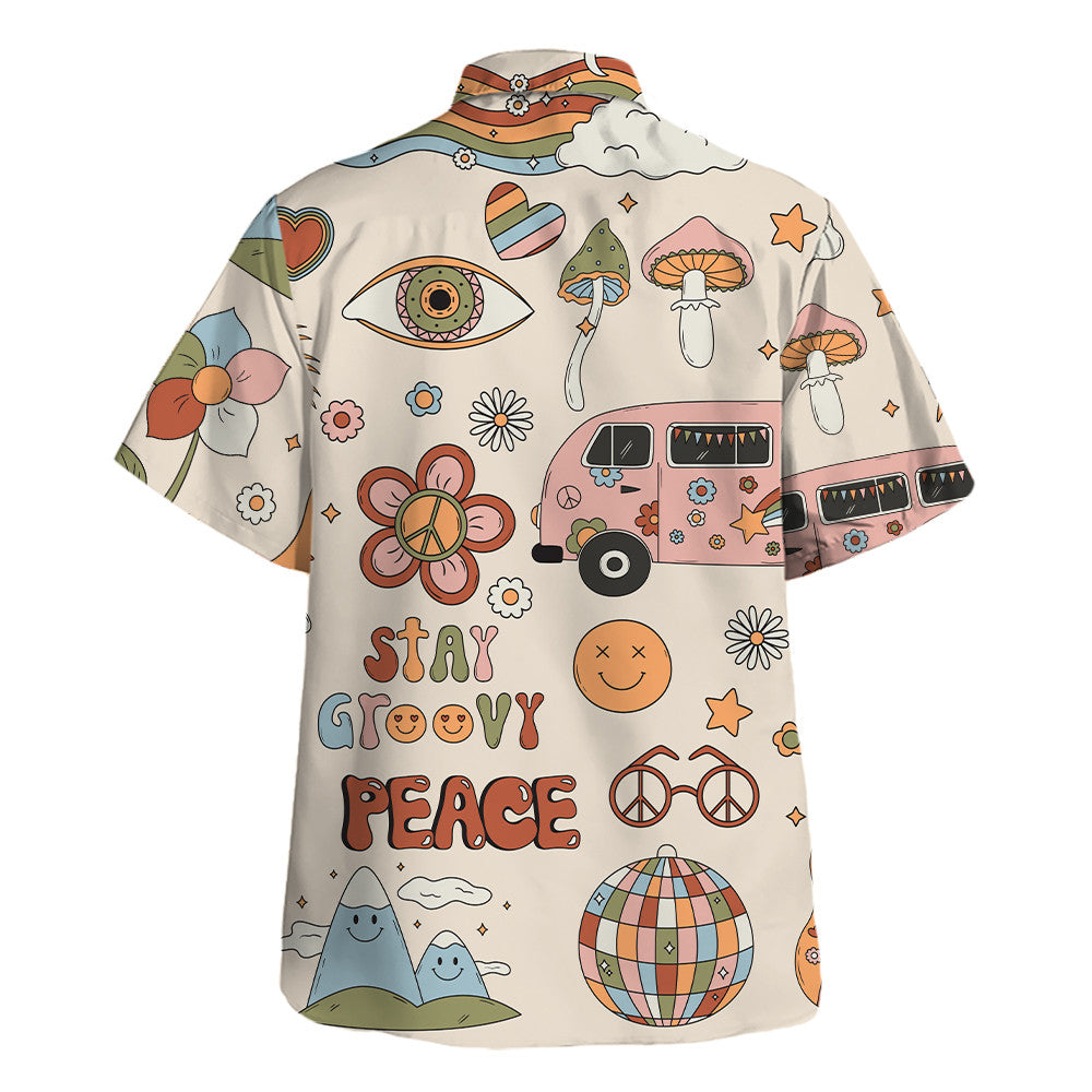 Hippie Hawaiian Shirt Retro Beach Festival Gift TTHI102