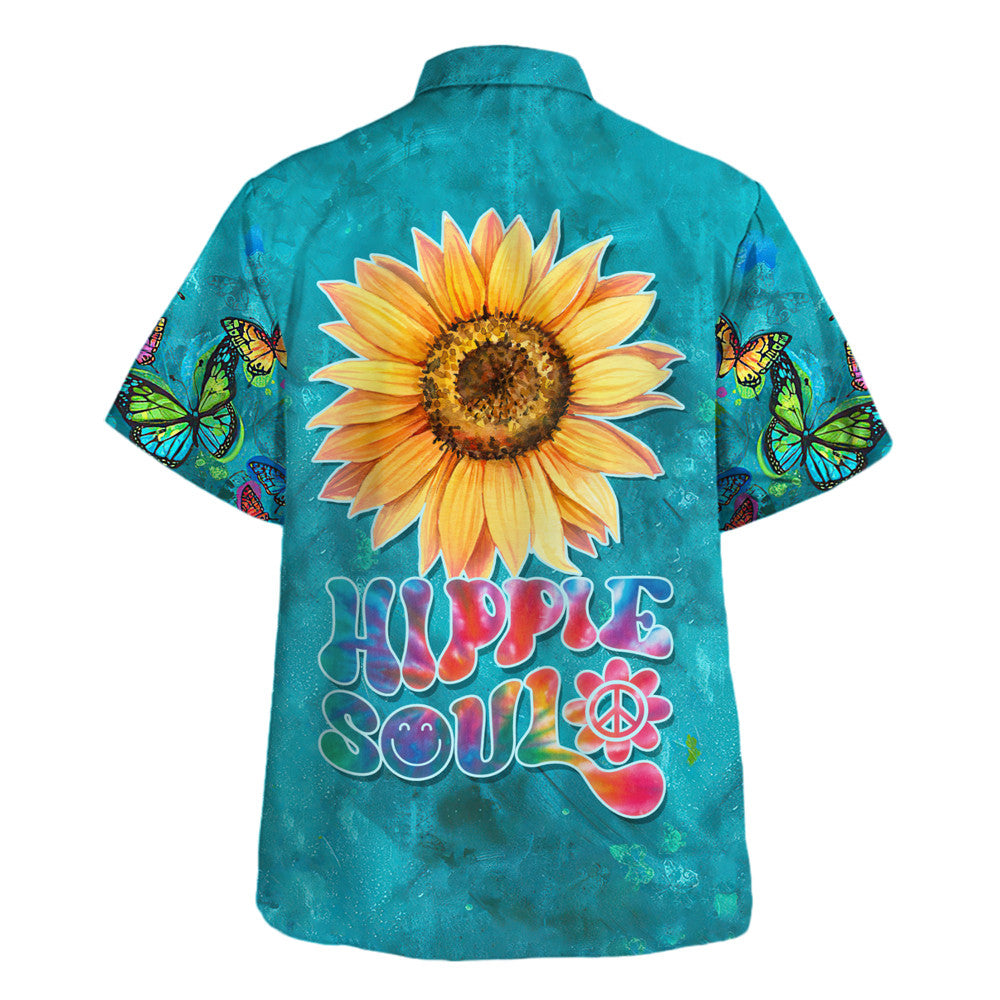 Hippie Hawaiian Shirt Psychedelic Retro Festival Gift HBLTHI24