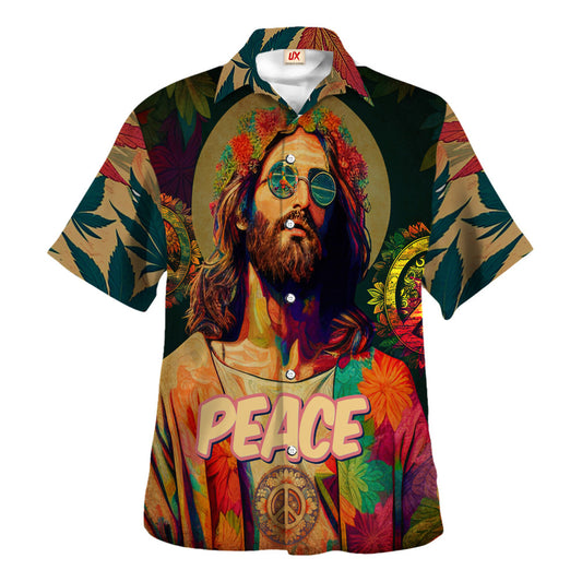 Hippie Hawaiian Shirt Retro Beach Party Gift Idea TQTHI30